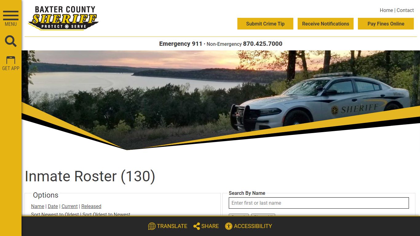 Inmate Roster - Current Inmates Booking Date Descending ...